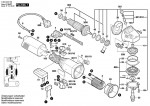 Bosch 0 603 345 703 Pws 13-125 Ce Angle Grinder 230 V / Eu Spare Parts